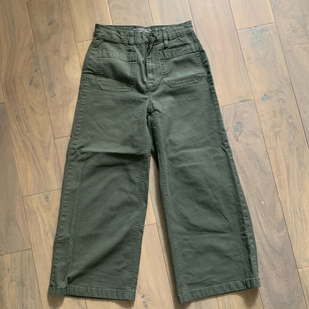 JCrew Point Sur Wide Leg Crop